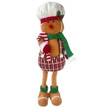 Cargar imagen en el visor de la galería, Muñeco Galleta Jenjibre de Navideño Para Decoración de Navidad