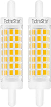 Cargar imagen en el visor de la galería, 2 x Bombilla LED R7s 78mm 5W no regulable, blanco 500 lúmenes, lineal Reemplazar lámpara halógena J78 40 W, 360 grados, sin parpadeo, perfecta para dormitorio, baño, etc