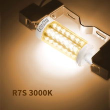 Cargar imagen en el visor de la galería, 2 x Bombilla LED R7s 78mm 5W no regulable, blanco 500 lúmenes, lineal Reemplazar lámpara halógena J78 40 W, 360 grados, sin parpadeo, perfecta para dormitorio, baño, etc