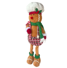 Cargar imagen en el visor de la galería, Muñeco Galleta Jenjibre de Navideño Para Decoración de Navidad