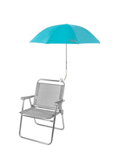 Cargar imagen en el visor de la galería, Sombrilla Para Silla de playa, Sombrilla De Playa Para Silla con 8 Varillas y Mango con pinza y Flexieble
