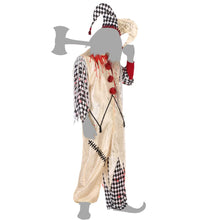 Cargar imagen en el visor de la galería, Disfraz Arlequin Sangiento hombre adulto Halloween carnaval
