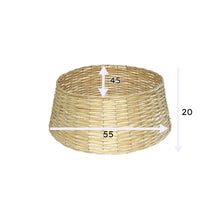 Cargar imagen en el visor de la galería, Gerimport - Base de Árbol de Navidad Pie Mimbre Naturaleza Decoracion Navidad Diferentes Medidas