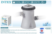 Cargar imagen en el visor de la galería, Intex 28602 - Depuradora cartucho tipo H Krystal Clear 1.250 litros/hora Para Piscina