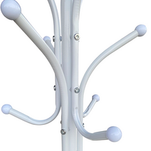 Cargar imagen en el visor de la galería, Perchero De Pie para Ropa- Percheros de recibidor Decoración Hogar - Metal Blanco 178 cm - Diseño Ajustado y Duradero para Ropa - Pintura ECO Amigable y Antiarañazos - Base Fuerte y Material de Alta Calidad