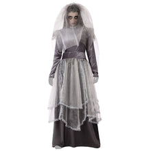 Cargar imagen en el visor de la galería, Disfraz Novia Muerta Plañidera Adulto Mujer Para Halloween Carnaval Teatro
