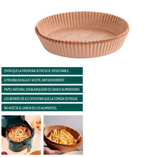 Cargar imagen en el visor de la galería, Algon - Pack de 20 Bases Redondas de Papeles Para Freidora de Aire