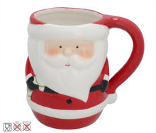 Cargar imagen en el visor de la galería, Taza MUG Ceramica Papá Noel Navidad Rojo 650 ml