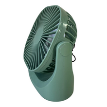 Cargar imagen en el visor de la galería, Mini Ventilador de Mesa 5" con Enchufe de USB 5V 1W. Mini Ventilador de Sobrmesa