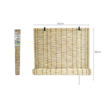 Cargar imagen en el visor de la galería, Persiana Enrollable de Junco - Estor Cortina de Caña con Elevador Decoración para Ventanas o Puertas - Ideal para Casas de Campo