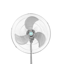 Cargar imagen en el visor de la galería, Ventilador de Pie Industrial - Ventilador Silencioso Redondo Oscilante - 3 Velocidades - Cabezal Inclinable - Potencia de 80W - 1,30 m x Ø50 cm