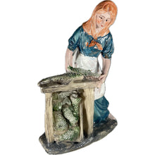 Cargar imagen en el visor de la galería, Set de 6 Figuras de Oficios en Resina para Belén (13 cm) – Personajes Tradicionales de Aldea y Pastores – Decoración Pesebre Navidad