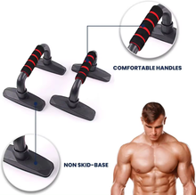 Cargar imagen en el visor de la galería, Soportes Asas para Flexiones con Mango de Espuma para Entrenamiento de Músculos del Pecho, Hombros y Tríceps en Gym o Gimnasio