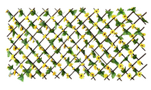 Cargar imagen en el visor de la galería, Valla Celosía plegable Mimbre extensible de madera natural enrejada soporte para cerca para planta trepadora