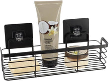 Cargar imagen en el visor de la galería, Accesorios para el baño Cesta Estante Rectangular, Jabonera, Portarollo, Gancho de Acero Inoxidable Con Tarjeta Adhesivo 3M - Tendance