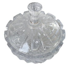 Cargar imagen en el visor de la galería, Bombonera Con Tapa de Cristal Diseño 3D para Almacenar Bombones Caramelos Dulces y Decorar Centro de Mesa ø 16.5 x 24 cm