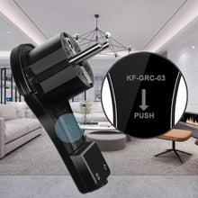 Cargar imagen en el visor de la galería, Enchufe en ángulo plano con protección de contacto, con mango plegable