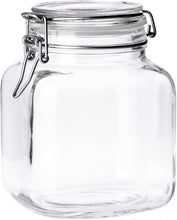 Cargar imagen en el visor de la galería, Tarro Hermético De Cristal Borgonovo Primizie Transparente