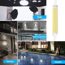 Cargar imagen en el visor de la galería, 2 x Bombilla LED R7s 78mm 5W no regulable, blanco 500 lúmenes, lineal Reemplazar lámpara halógena J78 40 W, 360 grados, sin parpadeo, perfecta para dormitorio, baño, etc