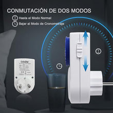 Cargar imagen en el visor de la galería, Enchufe eléctrico temporizador mecánico de 24 horas 230V 16A Max:3680W …