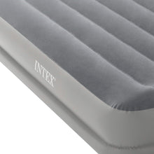Cargar imagen en el visor de la galería, Colchón hinchable Dura Bream Prestige, Cama de aire Bomba de inflado incorporada, Colchón inflable Fiber-Tech, Gris Intex