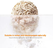 Cargar imagen en el visor de la galería, Arena Aglomerante para Gatos Arena 6L de Tofu para Gatos sin Polvo Fácil de Aglomerar Controla los Olores se Lanza en el Inodoro