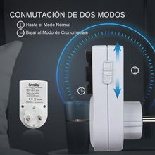 Cargar imagen en el visor de la galería, Enchufe eléctrico temporizador mecánico de 24 horas 230V 16A Max:3680W …