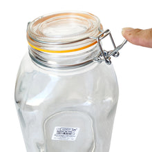 Cargar imagen en el visor de la galería, Tarro Hermético De Cristal Borgonovo Primizie Transparente