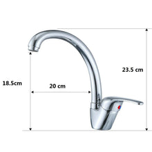 Cargar imagen en el visor de la galería, Grifo de Cocina para Fregadero Monomando Caño giratorio agua fría y caliente