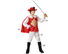 Cargar imagen en el visor de la galería, Disfraz Mosquetero Niño Infantil Héroes Fiestas Carnaval Cumpleaños