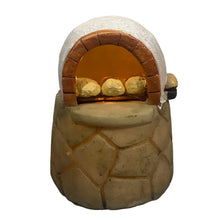 Cargar imagen en el visor de la galería, Horno Con Luz LED Intermitente belén 6 Modelos Pesebre Figuras de Para Decoracion de Navidad, envío al azar (1 unidad)