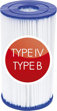 Cargar imagen en el visor de la galería, Filtro de Agua Tipo IV para Depuradora de Cartucho 9.463 litros/hora Fácil de Limpiar, Colocar y Reemplazar Para Bombas de Filtrado de 110-120V/220-240V
