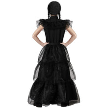 Cargar imagen en el visor de la galería, Disfraz Vestido Gotico Niña Terror Infantil Para Fiesta Holloween Carnaval Teatro