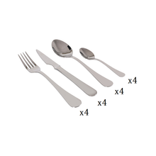 Cargar imagen en el visor de la galería, Cubertería de Acero Inoxidable 16 Piezas – Quttin Classic – Fabricada en la UE