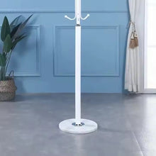 Cargar imagen en el visor de la galería, Perchero De Pie para Ropa- Percheros de recibidor Decoración Hogar - Metal Blanco 178 cm - Diseño Ajustado y Duradero para Ropa - Pintura ECO Amigable y Antiarañazos - Base Fuerte y Material de Alta Calidad