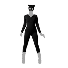 Cargar imagen en el visor de la galería, Disfraz Heroe Comic Gato Cat Girl Adulto Mujer Gata para Halloween Carnaval Fiesta Teatro