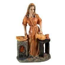 Cargar imagen en el visor de la galería, Set de 4 Figuras de Belén – Pastores Recolectores 13 cm en Resina - Gerimport