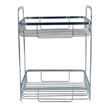 Cargar imagen en el visor de la galería, Comfortime - Estantería de Baño 2 Bandejas Iron Choeme Plated 29 x 18 x 39 cm