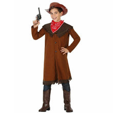 Cargar imagen en el visor de la galería, Disfraz Vaquero Niño Infantil Marrón para Carnaval Fiesta