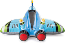 Cargar imagen en el visor de la galería, Flotador inflable para piscina INTEX con forma de avión con pistola de agua: Juguete de piscina para niños – Incluye pistola de agua – Capacidad de peso: 40 kg – 117 x 117 cm – El color Azar