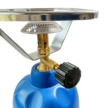 Cargar imagen en el visor de la galería, Hornillo camping Cartuchos butano 190 g portátil exterior, Quemador a Gas + gas C-200 GBS