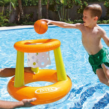 Cargar imagen en el visor de la galería, Canasta de baloncesto hinchable para Piscina con mini pelota incluida Intex 58504
