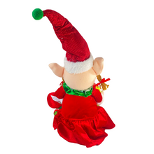 Cargar imagen en el visor de la galería, Muñeco Elfo Flandes Sentado con Regalo de Navideño Para Decoración de Navidad modelo aleatorio