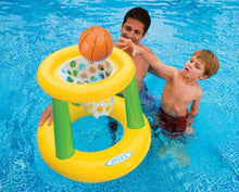 Cargar imagen en el visor de la galería, Canasta de baloncesto hinchable para Piscina con mini pelota incluida Intex 58504