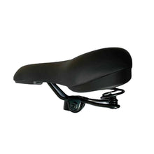 Cargar imagen en el visor de la galería, Sillin de Bicicleta Acolchado de espuma perforada suave con Muelles Negro Para todo tipo de bicicletas,de montaña, carretera....