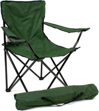 Cargar imagen en el visor de la galería, Silla Portátil Plegable Camping Pesca Montaña Acampada Picnic, 45x45x80 cm