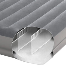 Cargar imagen en el visor de la galería, Colchón hinchable Dura Bream Prestige, Cama de aire Bomba de inflado incorporada, Colchón inflable Fiber-Tech, Gris Intex