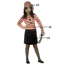 Cargar imagen en el visor de la galería, Disfraz Pirata Niña Infantil para Carnaval Fiesta Teatro