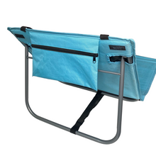 Cargar imagen en el visor de la galería, Esterilla de Playa y Piscina Acolchada, Esterilla Reclinable Plegable Tubo Acero y Tela Oxford 156 x 53 x 0.2 cm, Tumbona Silla Ligero Portátil con respaldo integrado para Playa Piscina Camping ....