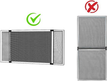 Cargar imagen en el visor de la galería, Mosquitera con Marco Plata extensible de aluminio adaptable a ventanas, anti-insectos (mosquitos o moscas)